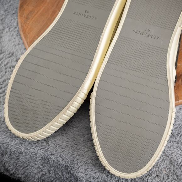Allsaints London Spitalfields Slip On Cube Low Top Sneakers Men's 10 US 43 EU - Picture 8 of 9